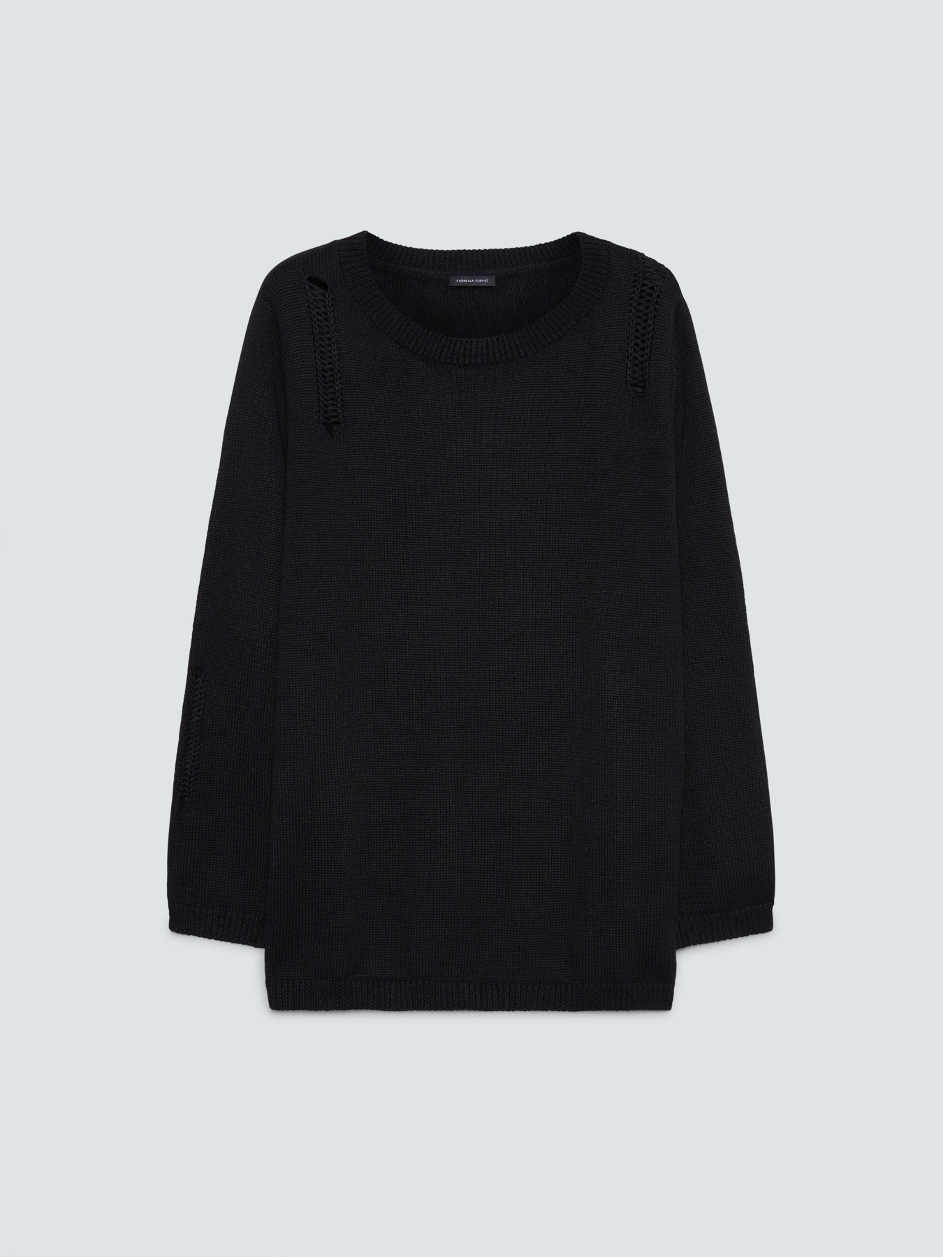 Sweater with openwork edges image number 3