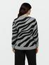 Animal pattern sweater with embroidery image number 2