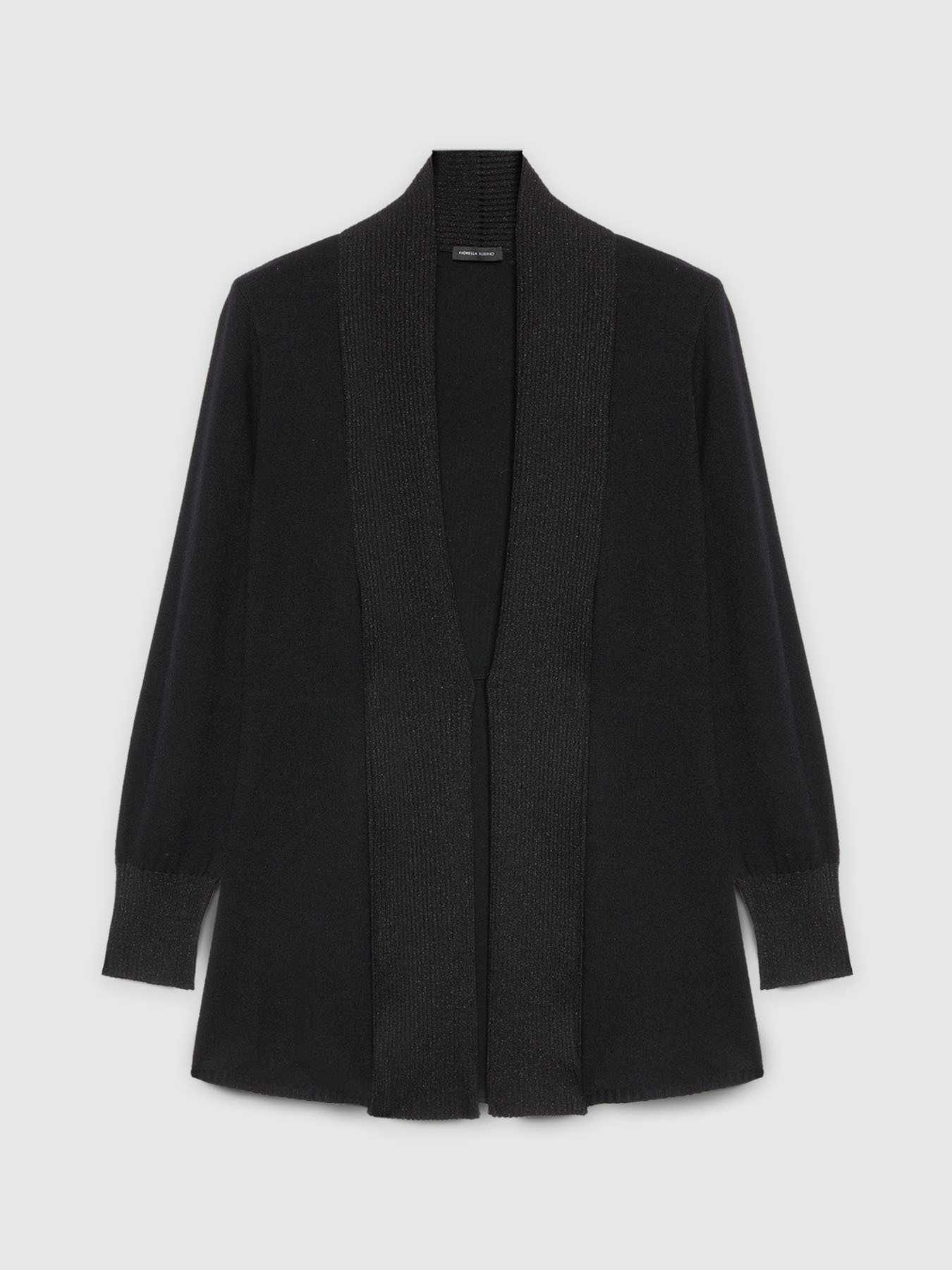 Langer Cardigan mit Rippenb&uuml;ndchen image number 4