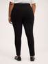 Jeggings with front pleat and decorative buttons image number 1