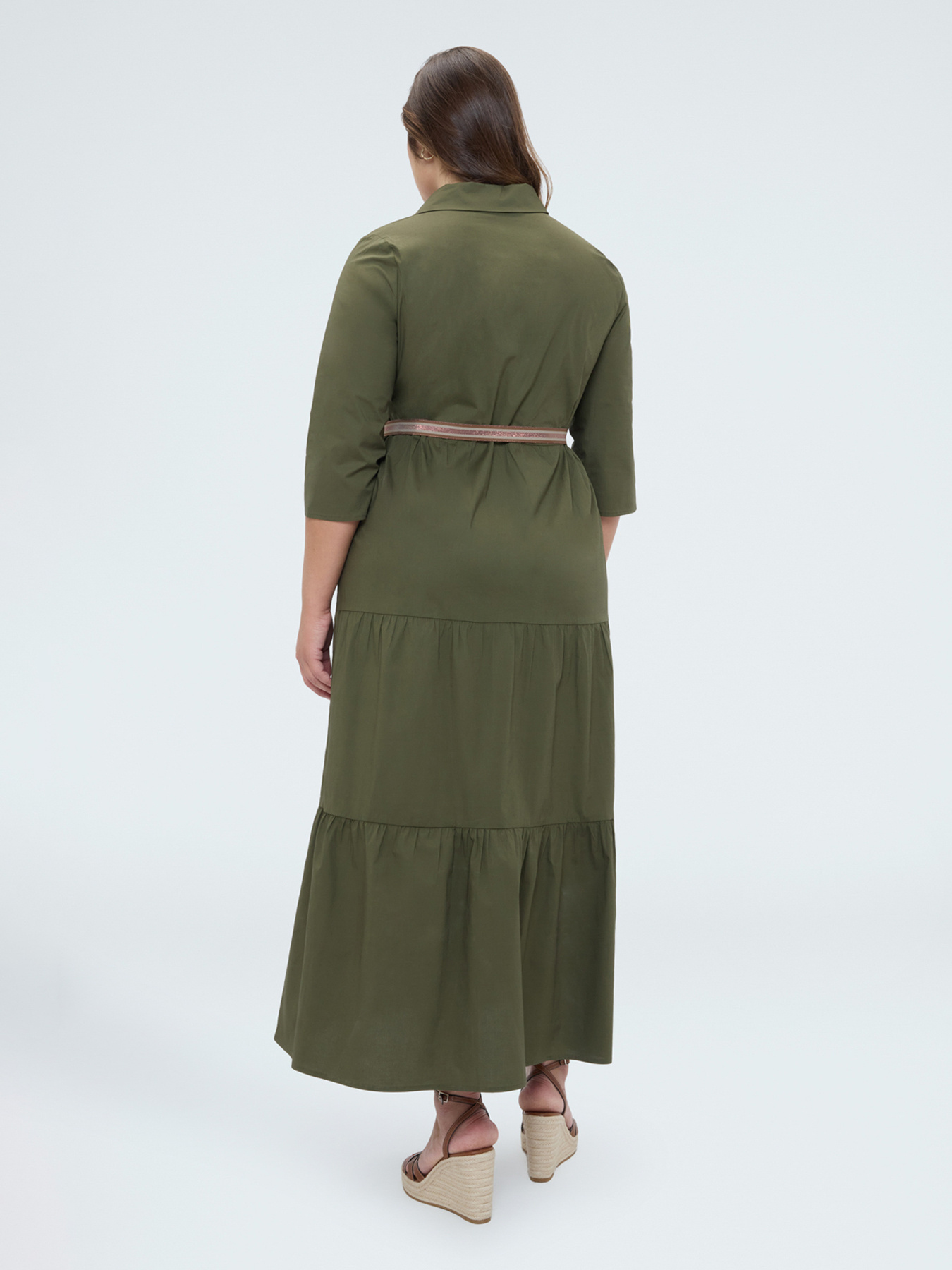 Power viscose shirt dress image number 1