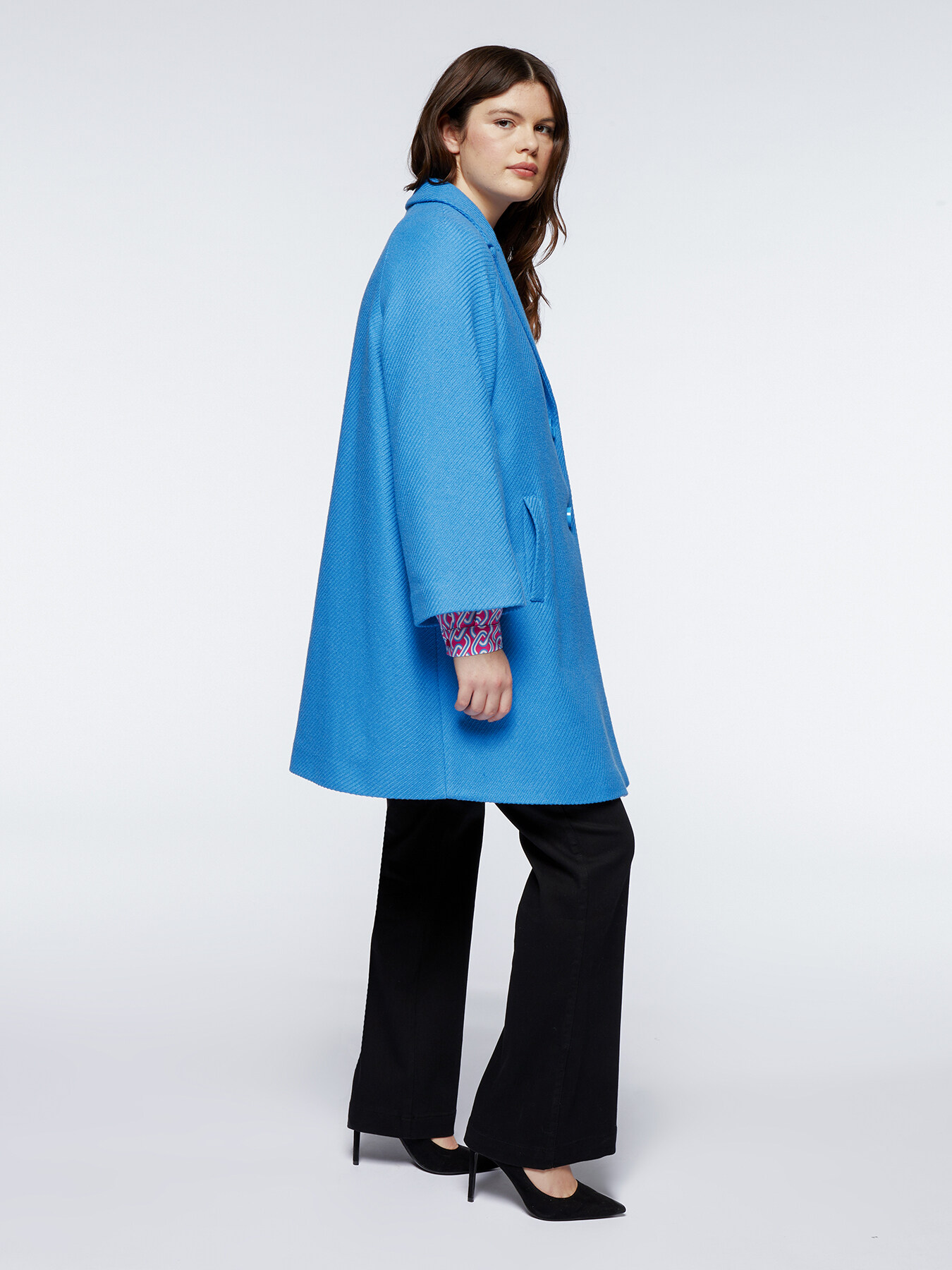 Manteau en tissu diagonal image number 0