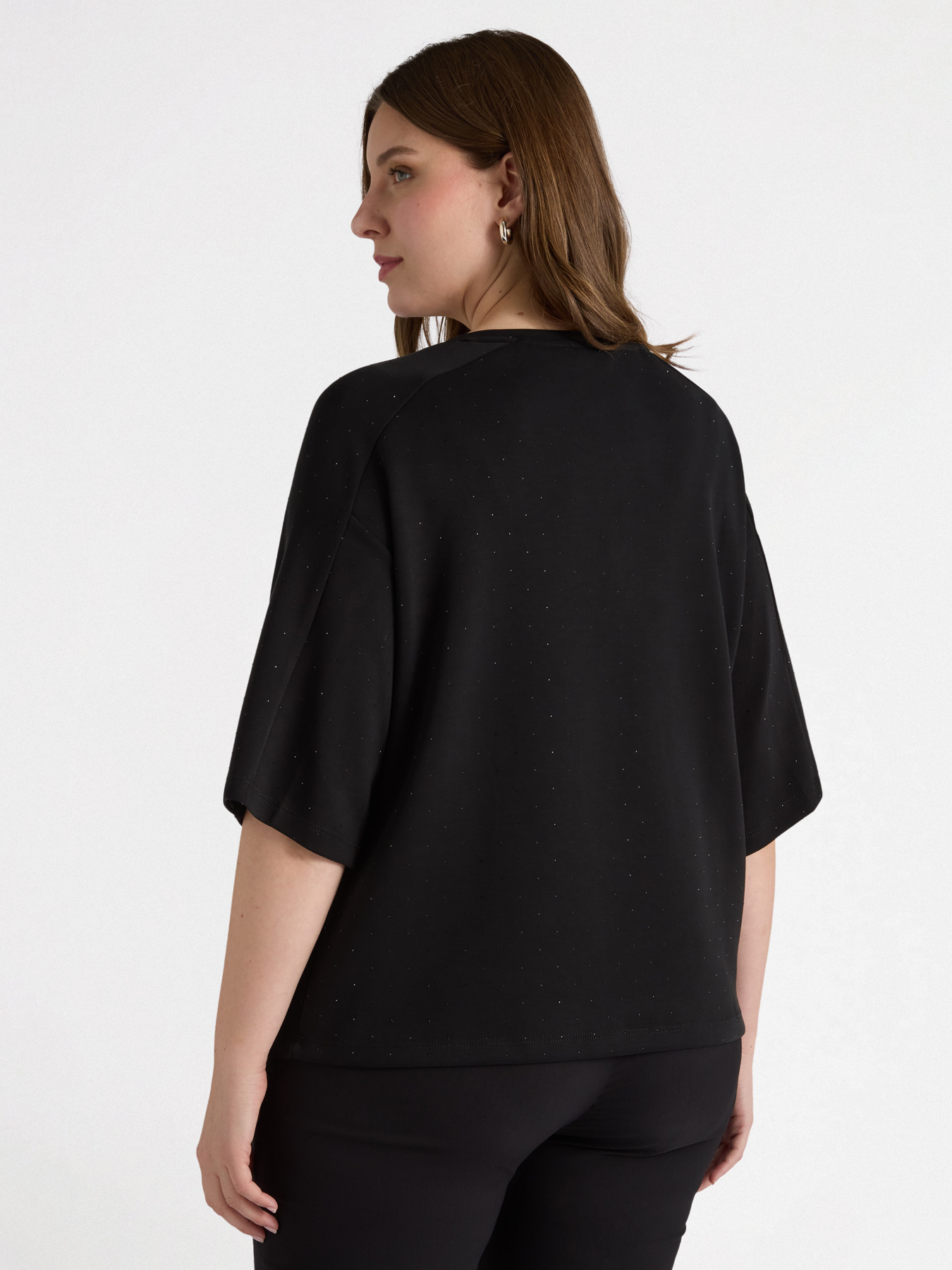 Sweatshirt with rhinestones image number 1