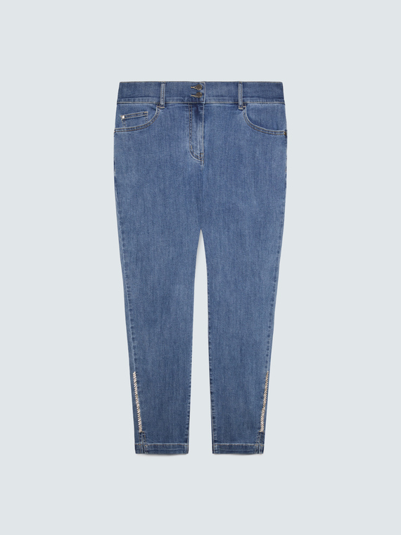 Skinny Jeans with luminous appliqu&eacute;