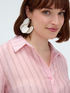 Camicia a righe in misto lyocell image number 3