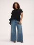 Asymmetrische Bluse aus Georgette image number 2