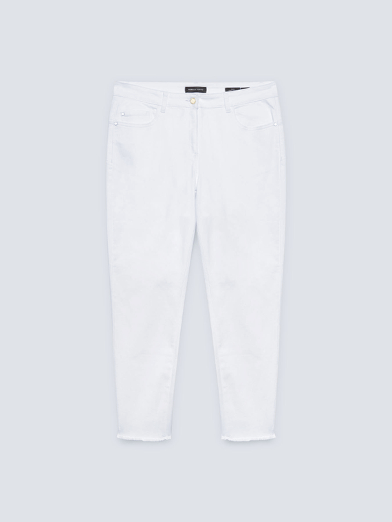 Weiße Skinny-Jeans