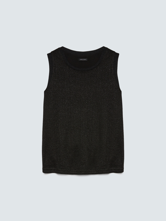 Top in jersey lurex