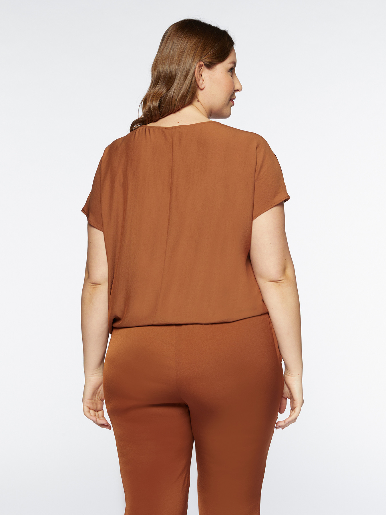 Blouse avec n&oelig;ud sur le c&ocirc;t&eacute; image number 1