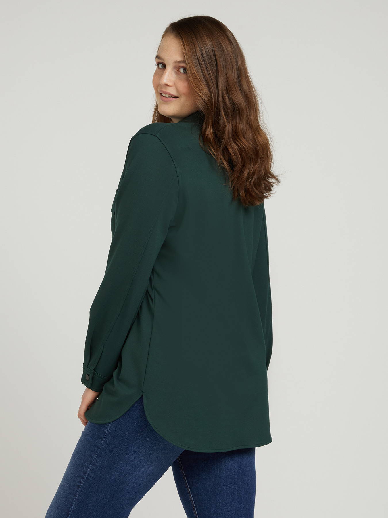 Milano-stitch shirt-jacket image number 1