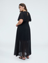 DREAM georgette dress with V-neckline image number 1