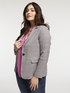Glen plaid pattern jacket image number 2