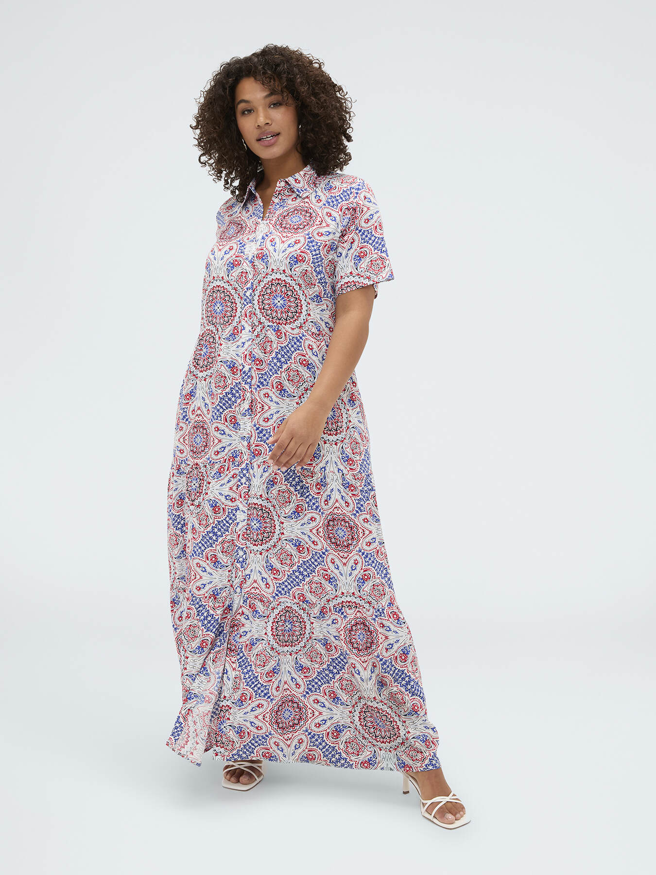 Hemdblusenkleid mit Print image number 2