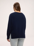 Crew-neck sweater with micro sequins image number 1