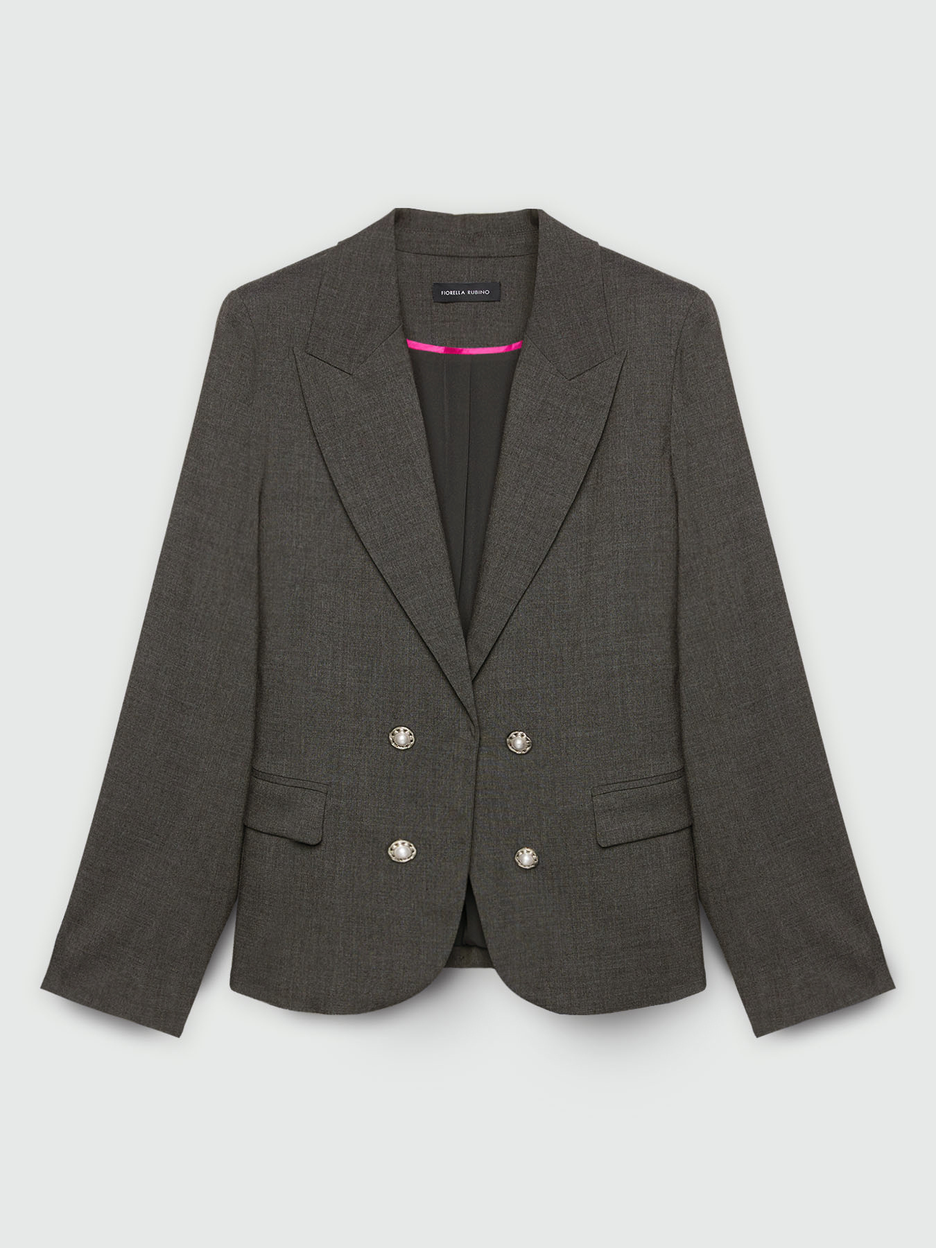 Grey m&eacute;lange blazer image number 4