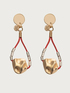 Dangling earrings with nugget image number 3