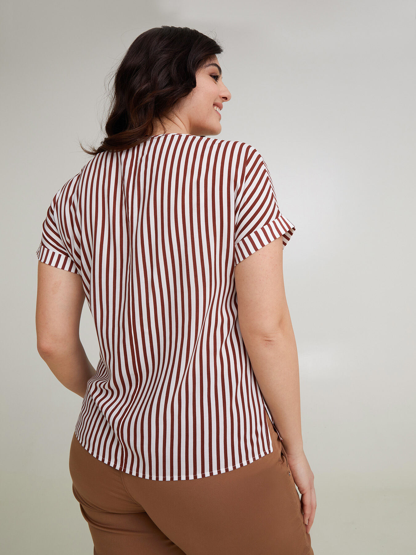 Blusa a righe image number 1