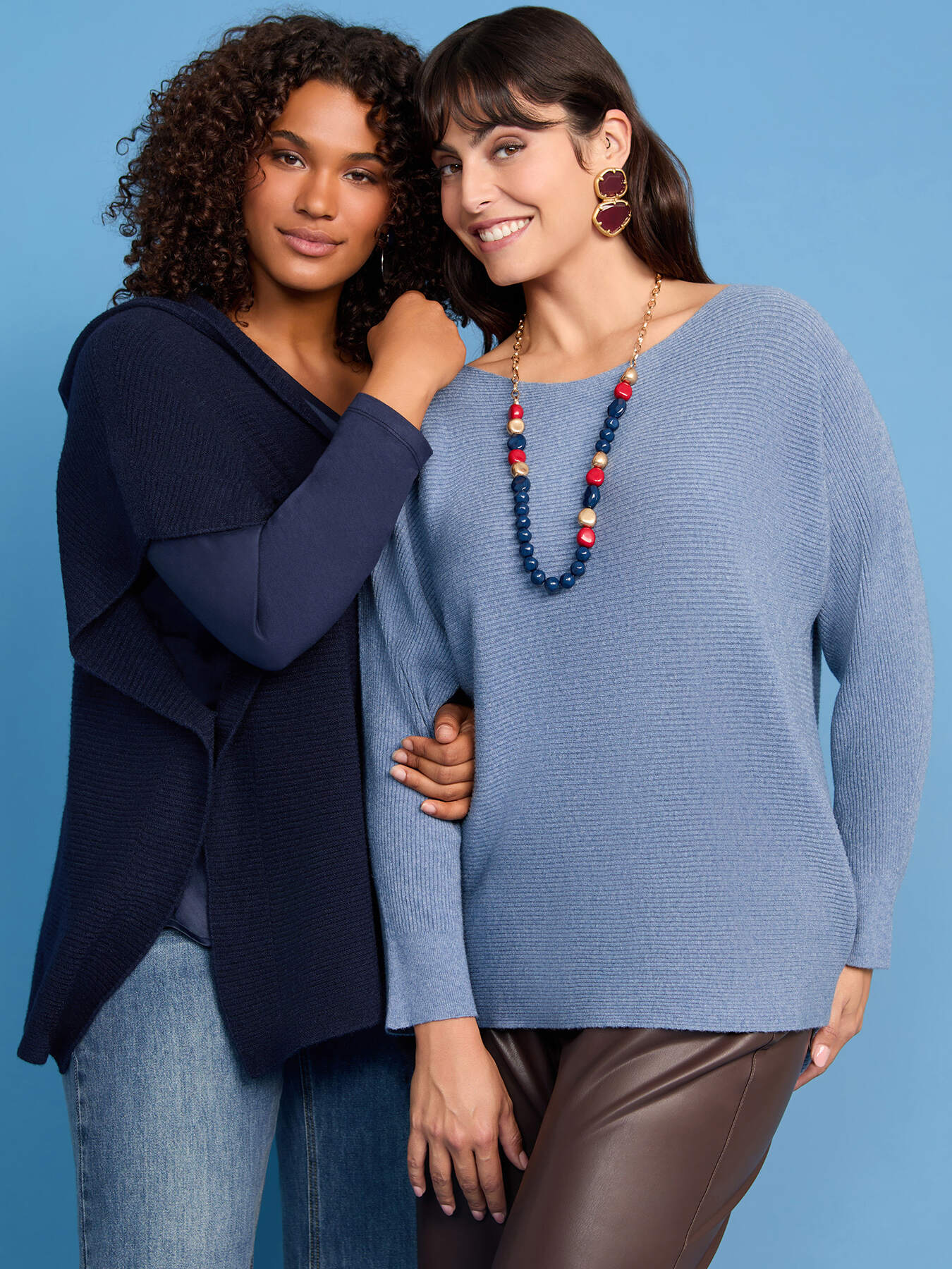 Viscose blend sweater with boat neckline image number 4