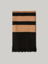 Oversized striped scarf image number 1