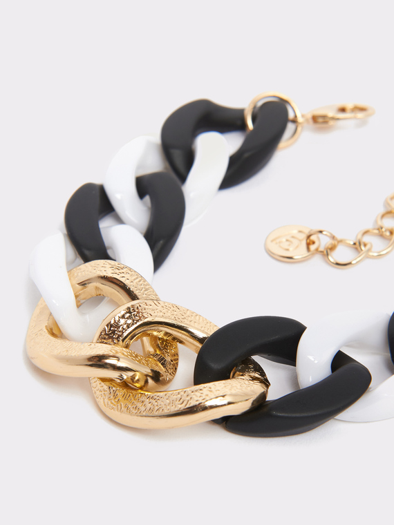 Bracelet avec des chaînes black&white