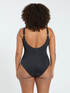 One-piece swimsuit with chain detail image number 1