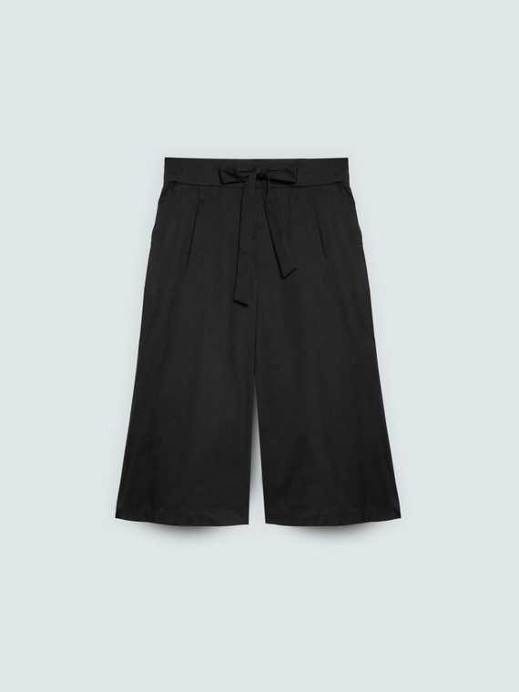 Culottes in cotton poplin