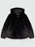 Embroidered plush effect jacket image number 4