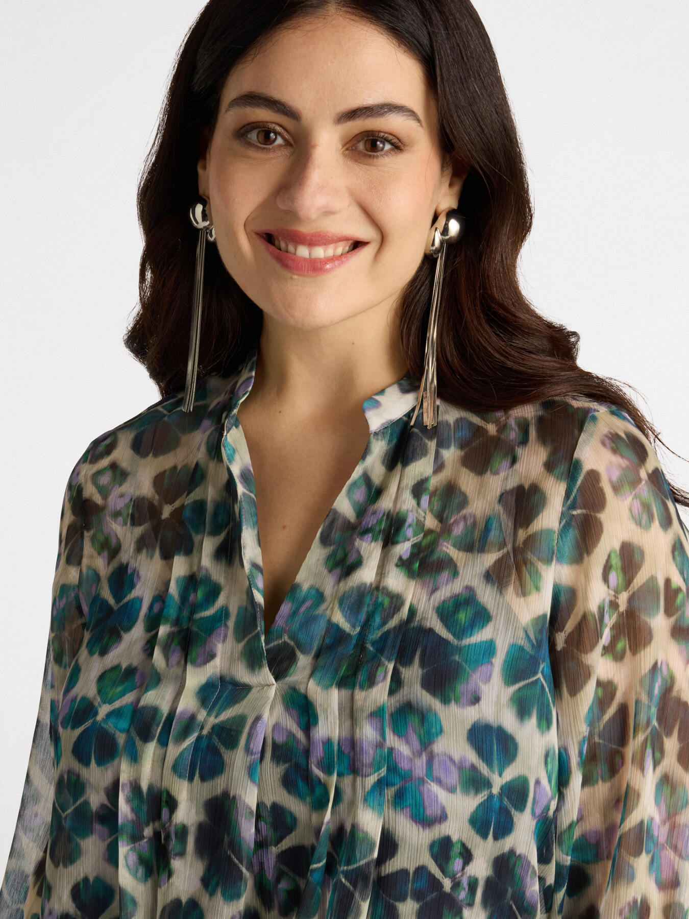 Printed blouse image number 3