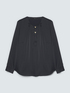 Satin blouse with heart-shaped buttons image number 4