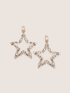 Boucles d’oreilles pendantes en étoile image number 2