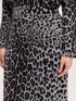 Animal-print knit pencil skirt image number 3