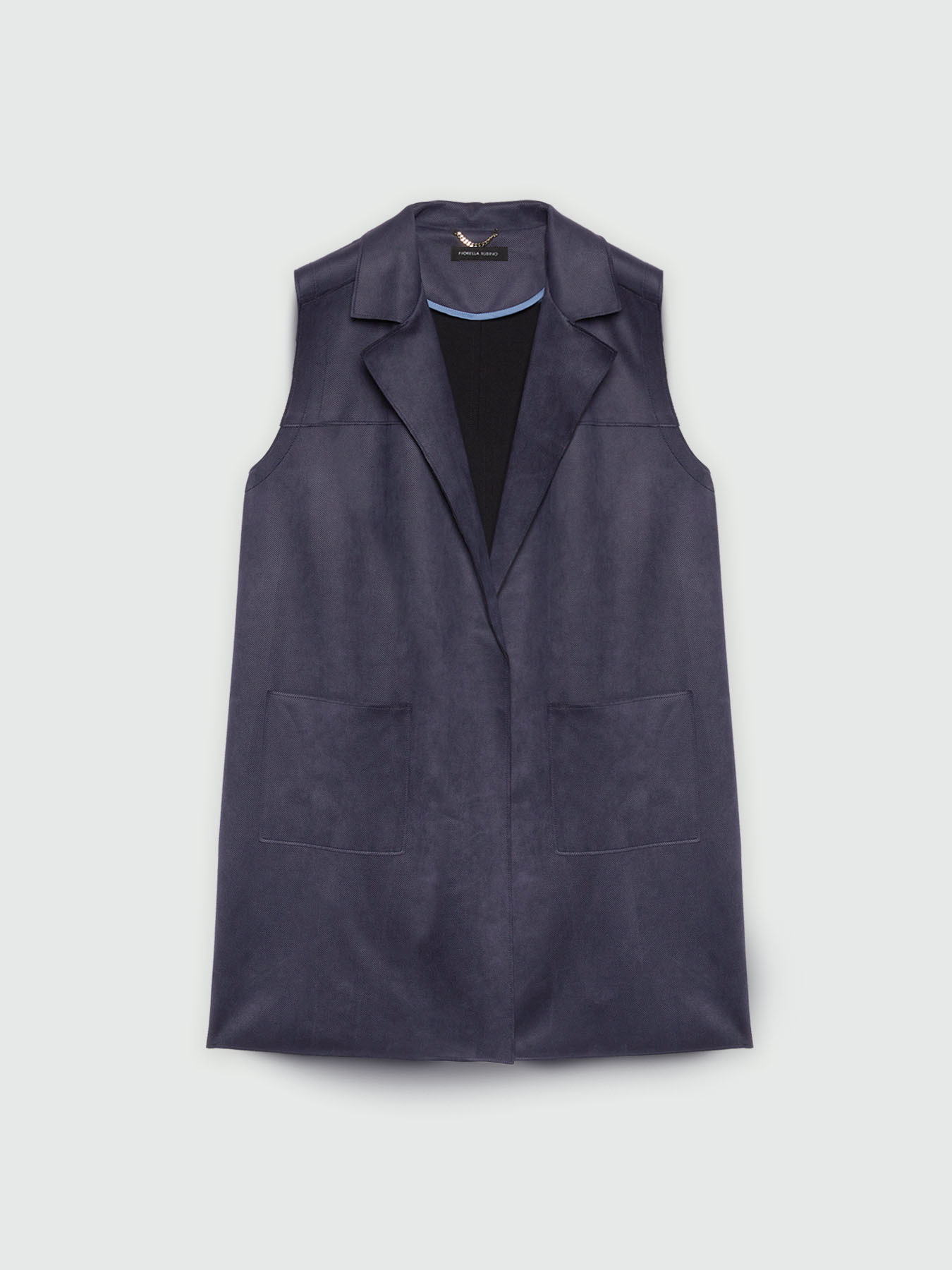 Waistcoat in soft touch effect fabric image number 4