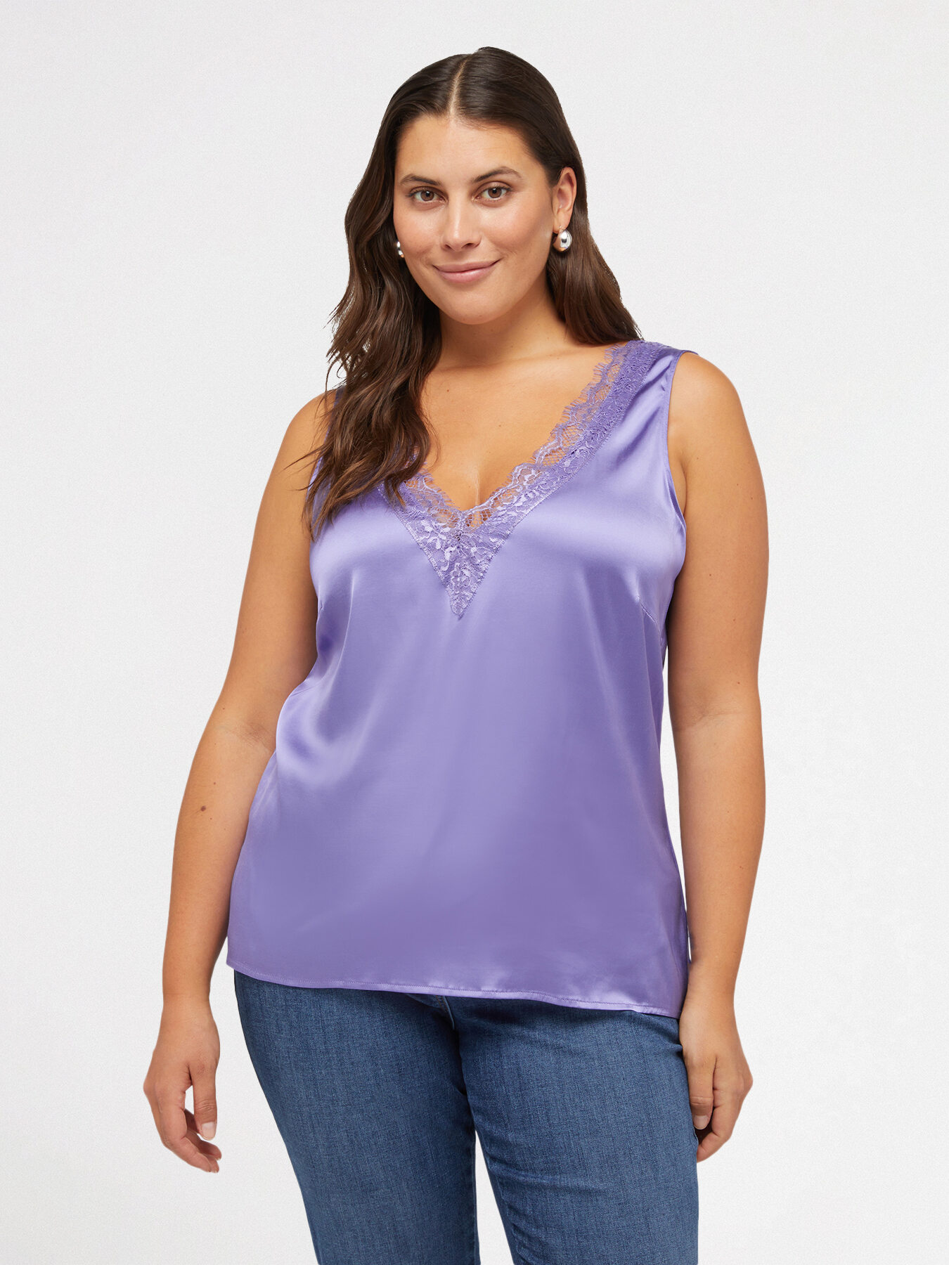 Top with lace image number 0