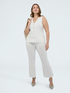 Long knit vest image number 0