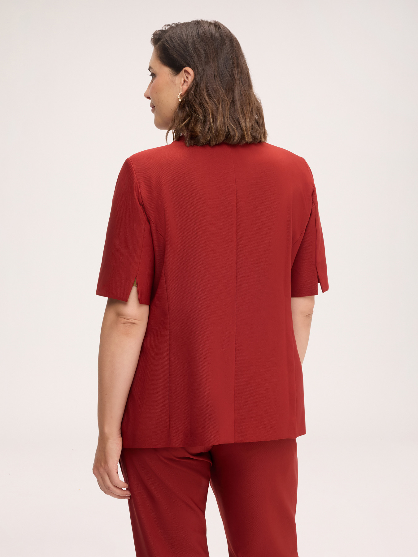 Blazer with asymmetric closure image number 1