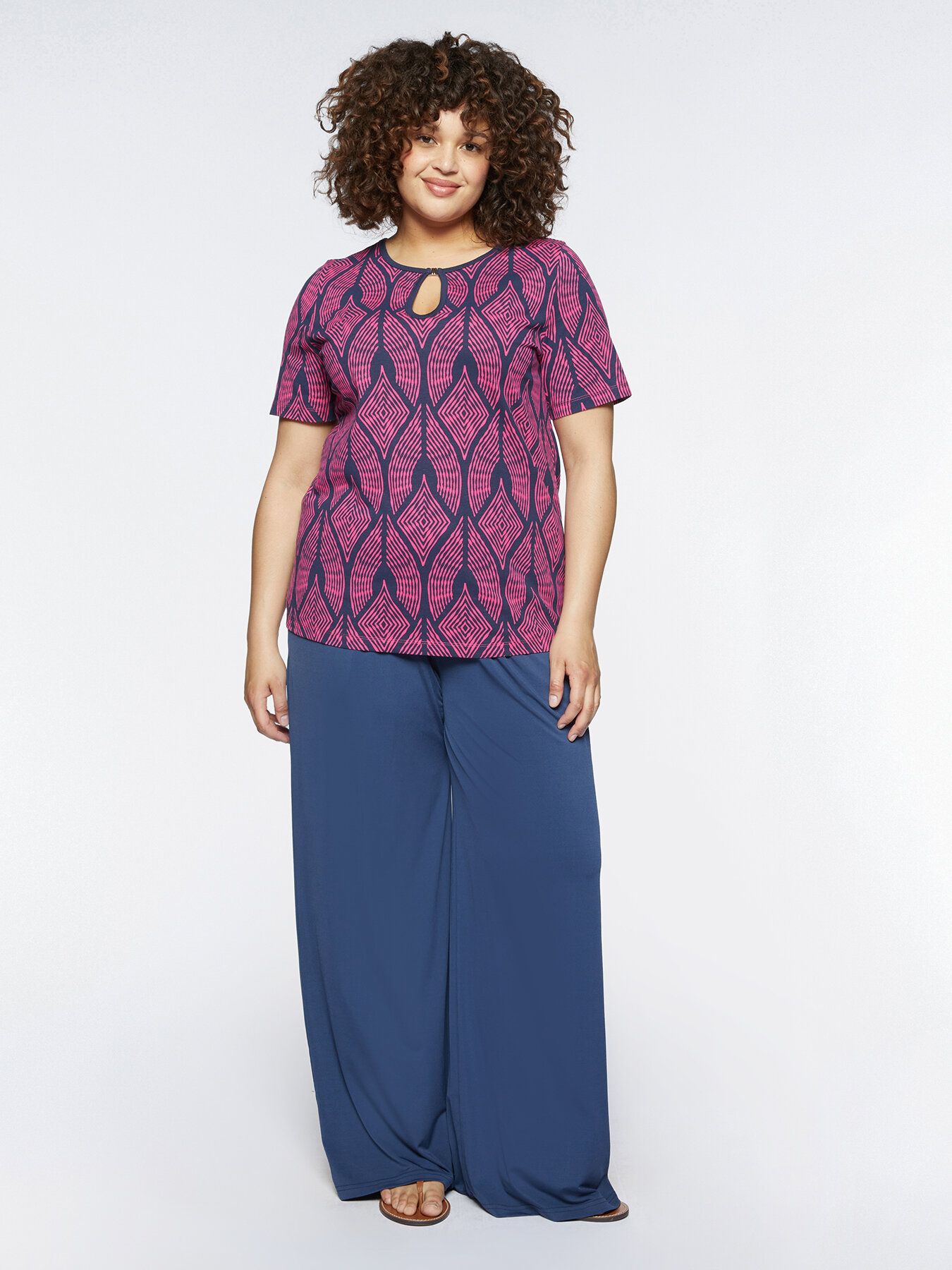 Camiseta con estampado &eacute;tnico image number 2