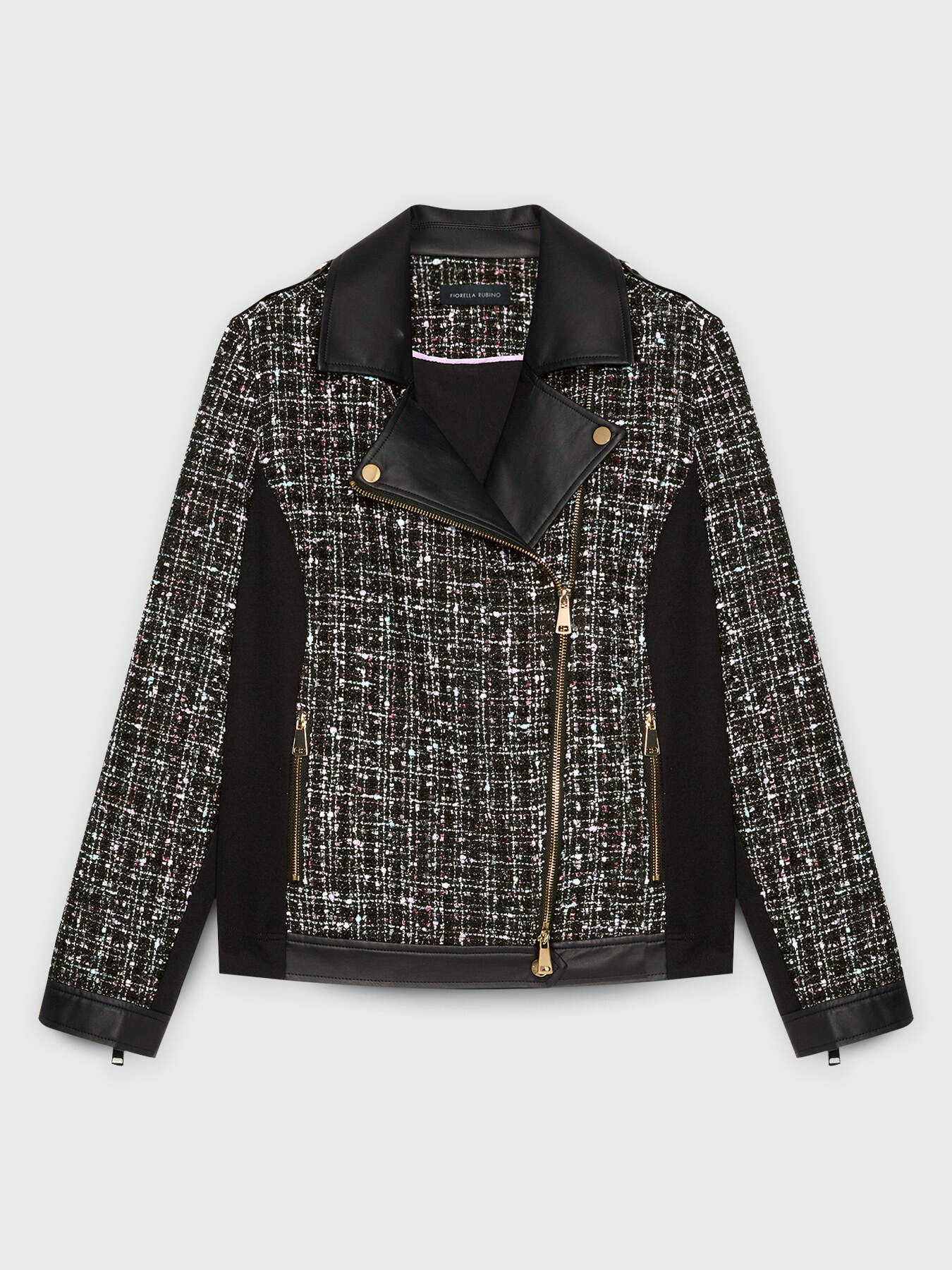 Bikerjacke aus Tweed image number 4