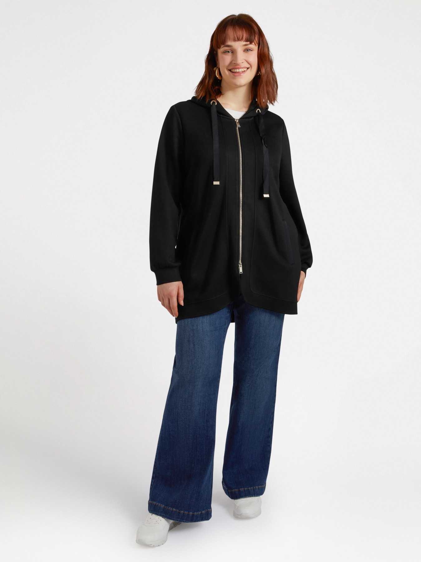 Sweatshirt mit Rei&szlig;verschluss image number 2