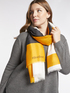 Colour block scarf image number 2