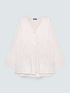V-neck blouse in viscose satin image number 4