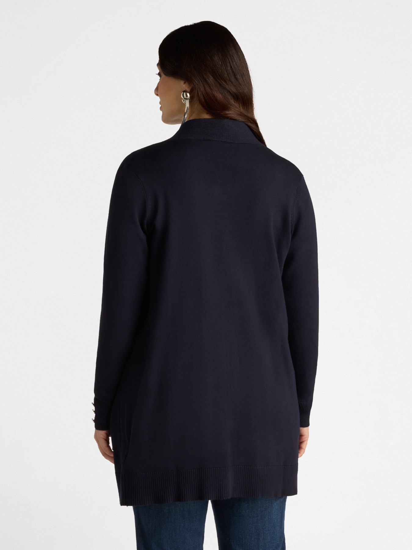 Oversized LENZING&trade; ECOVERO&trade; viscose cardigan image number 1