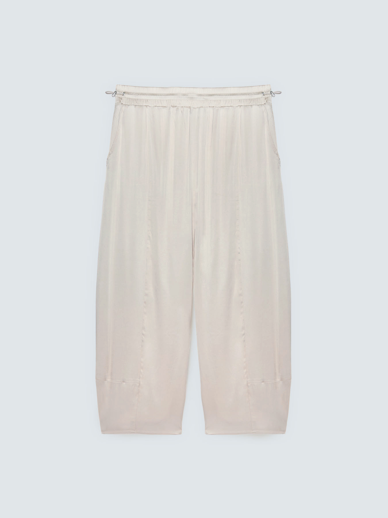 Balloon Pants in Stretch Satin image number 4