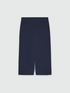Pantalon cropped large en jersey image number 4