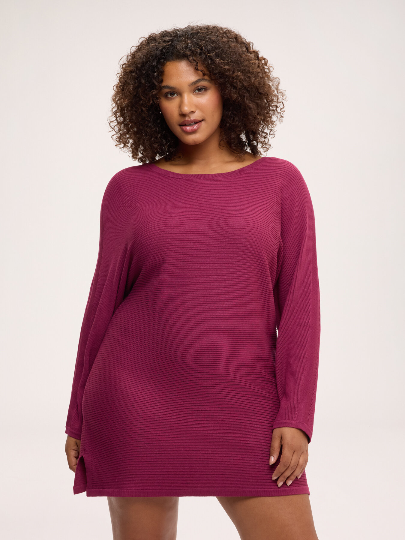 Viscose blend ribbed knitwear image number 0