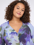Blusa con estampado floral de viscosa image number 4