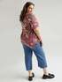 Ambra cropped wide-leg jeans with appliqu&eacute;s image number 0