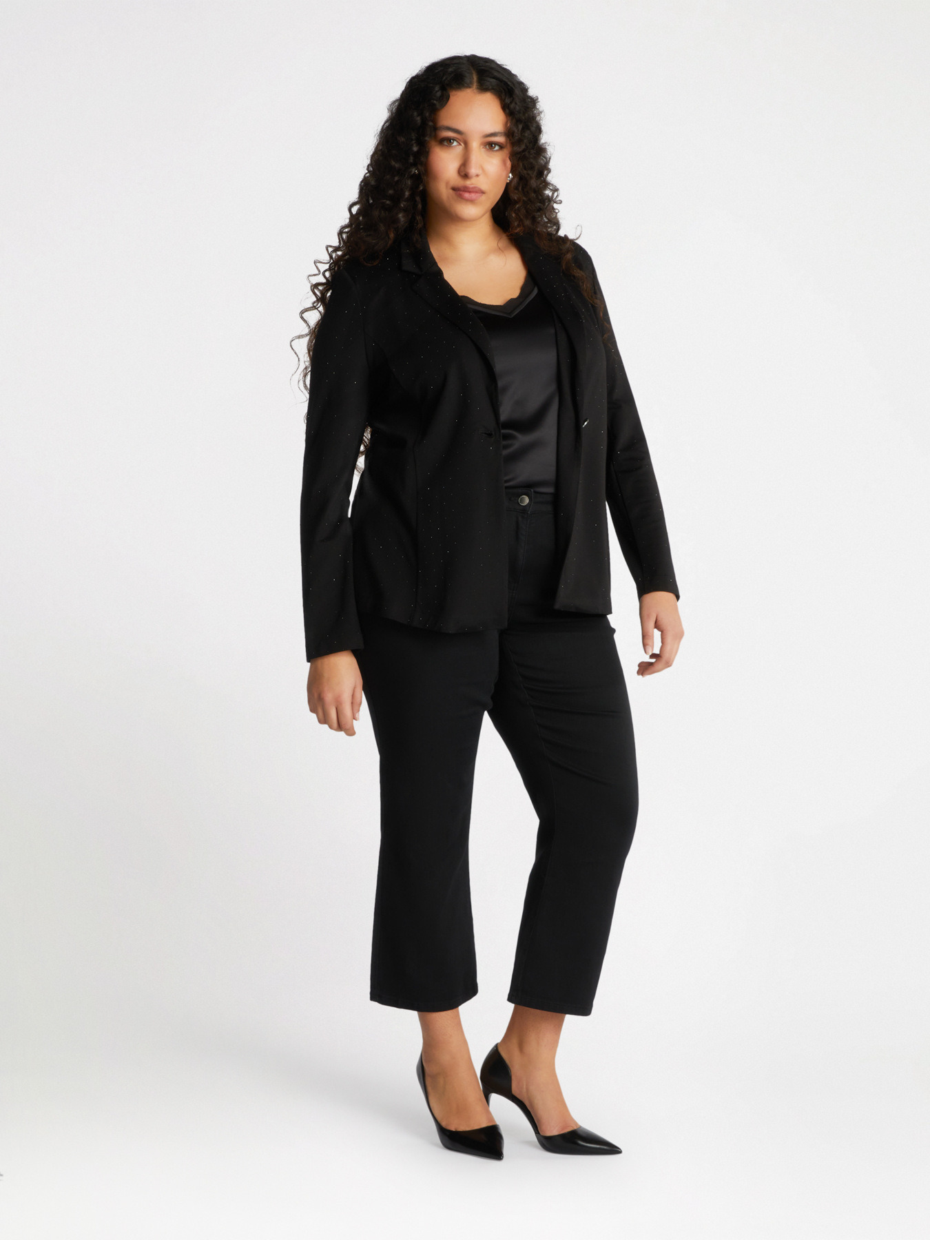 Jersey-Blazer mit Hotfix image number 0