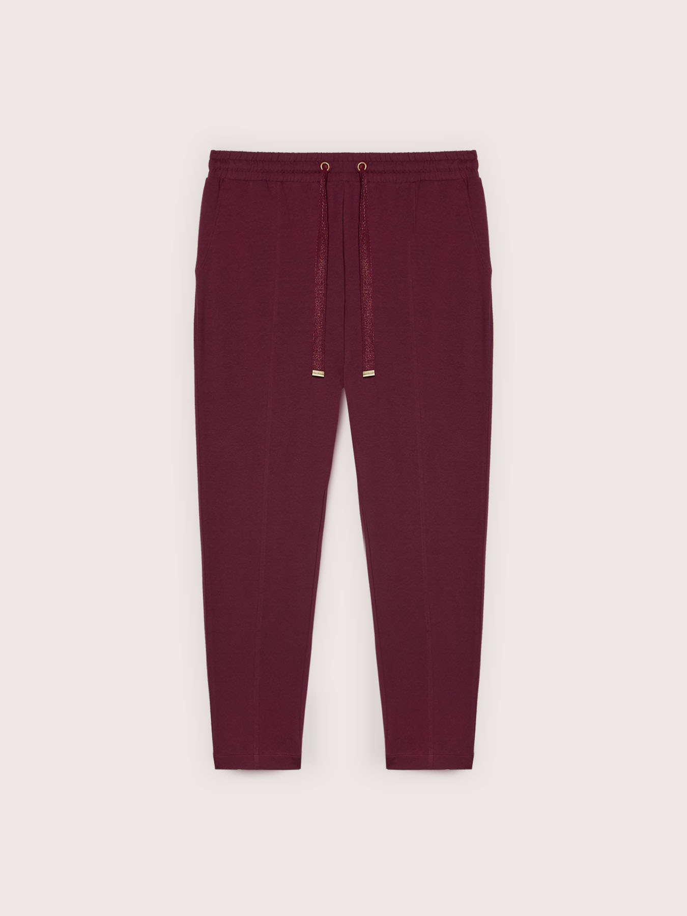 Joggers in cotone con coulisse in vita image number 4