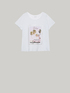 T-shirt con stampa palme e scritta image number 3