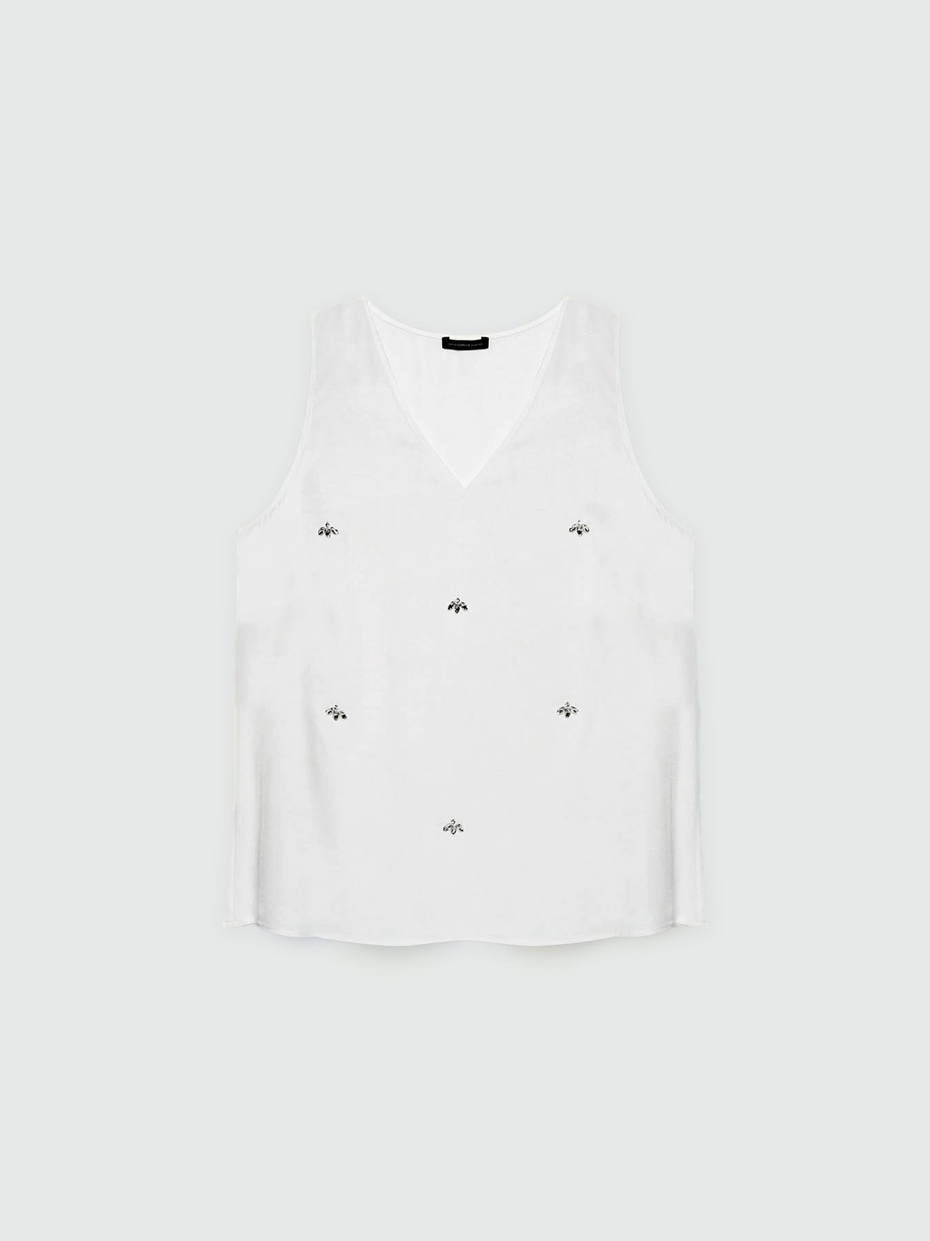 Top avec broderie en pierreries image number 7